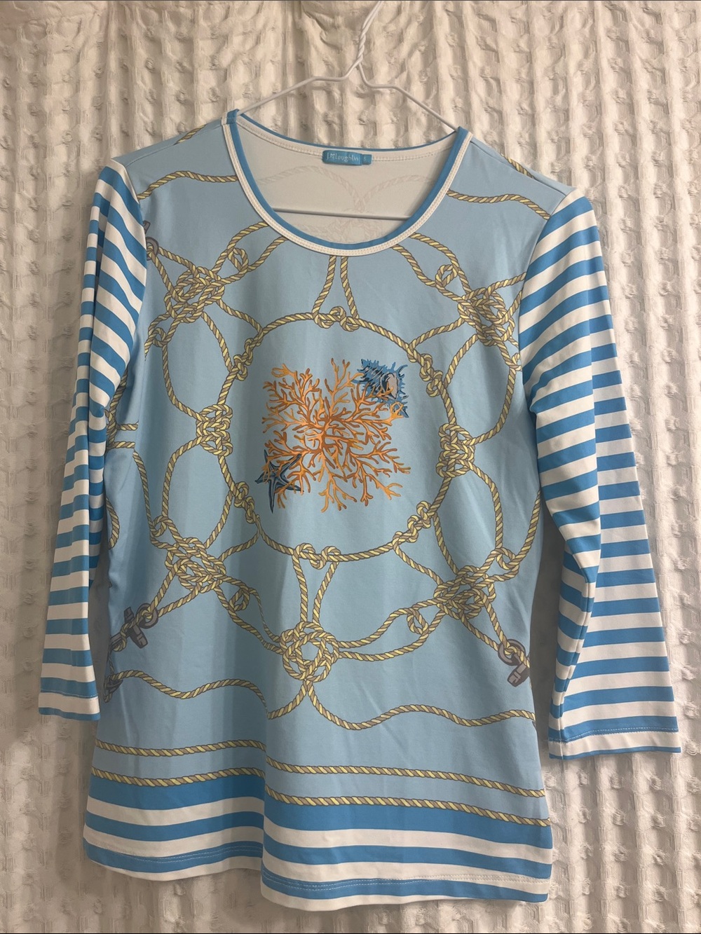 J. McLaughlin Catalina Cloth Blouse Size S